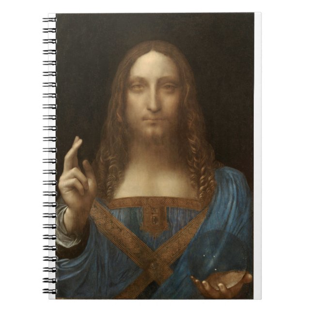 Original Salvator Mundi by Leonardo da Vinci Notebook (Front)