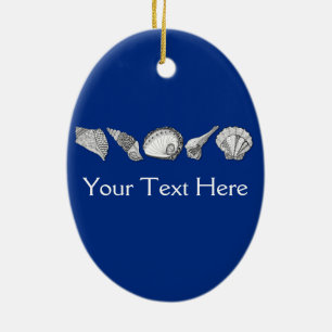 Original Seashell Collection Art Ceramic Tree Decoration