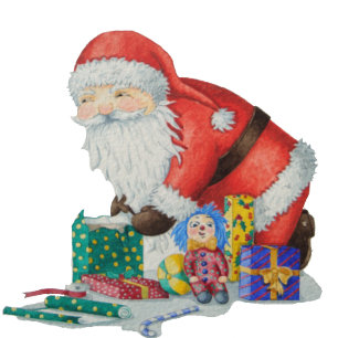 original seasonal design of santa for christmas tie