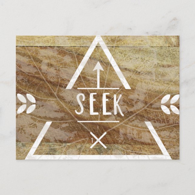Original SEEK Collection Treasure Hunt Post Card. Postcard (Front)