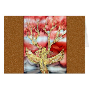 Original Silk Painting By Kim:
