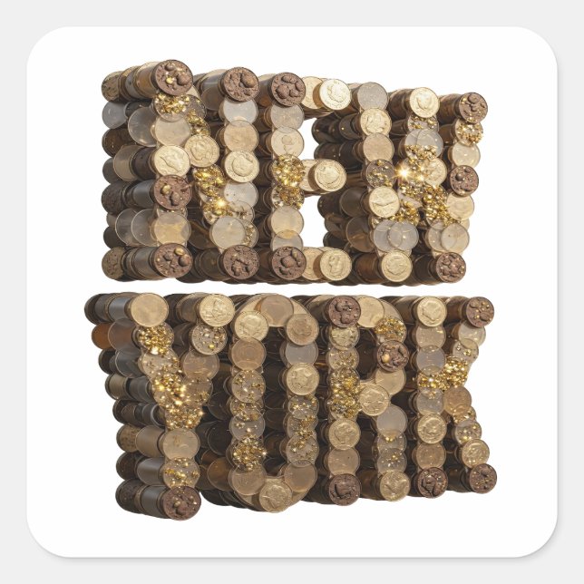 Original Silver NEW YORK Sticker Design (Front)