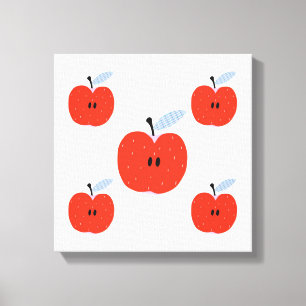 Original Simple Art Apples Canvas Prints