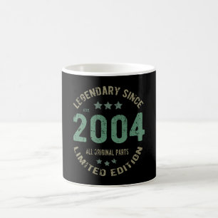Original Since 2004 Vintage Legend Birthday Gift Coffee Mug