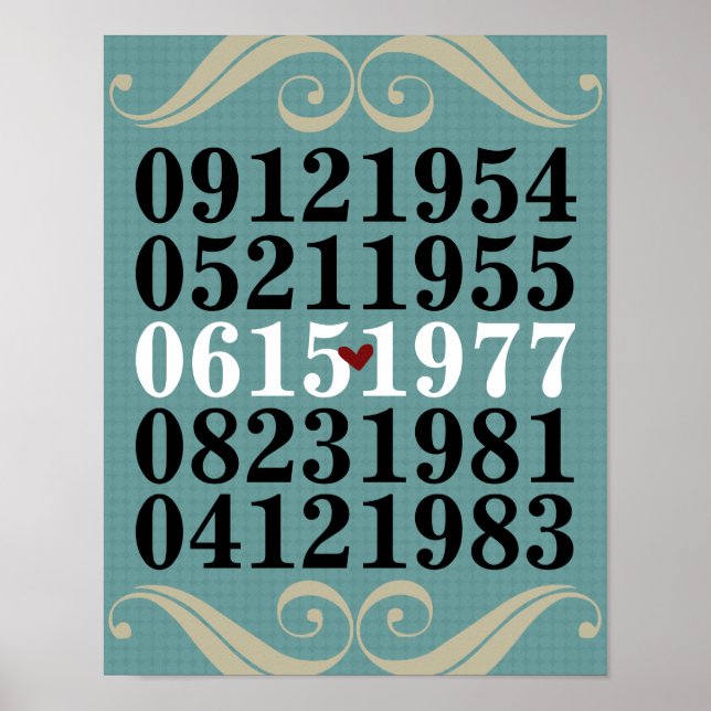 Original Special Dates Poster (Front)