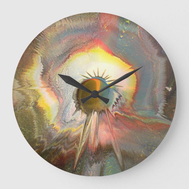 Original spin art large clock (Front)