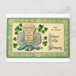 Original St Patrick's day vintage irish draw Postcard
