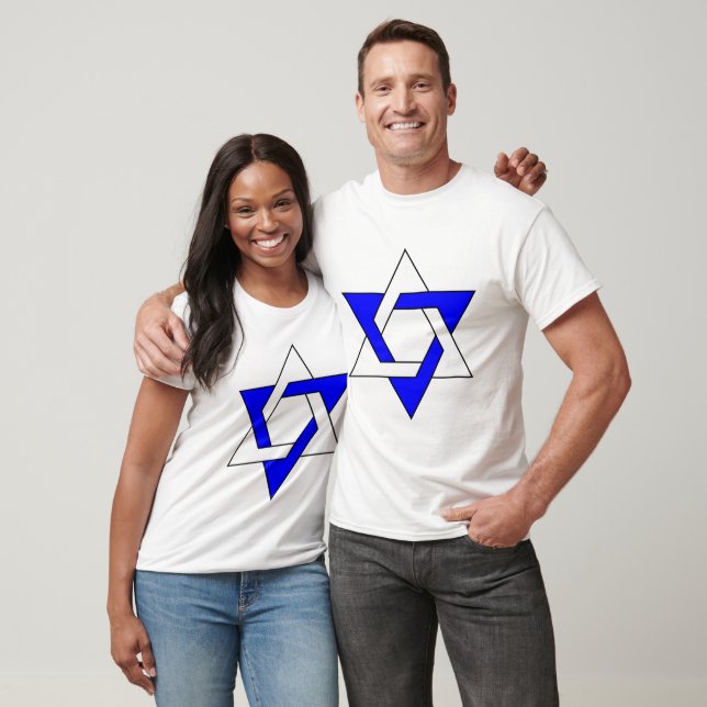 Original Star of David symbol Two colours T-Shirt (Unisex)