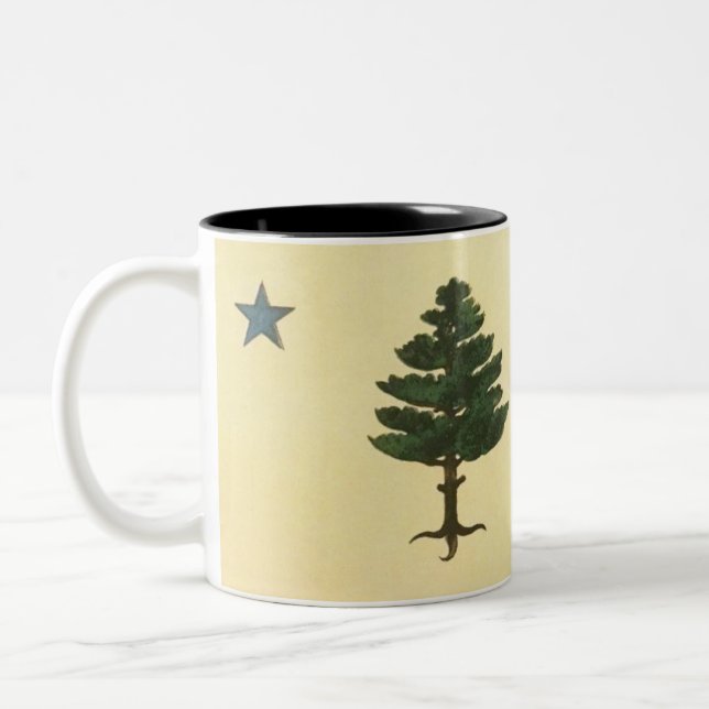 Original State of Maine Pine Tree Flag Mug (Left)