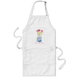 original still life picture of vintage make up bag long apron