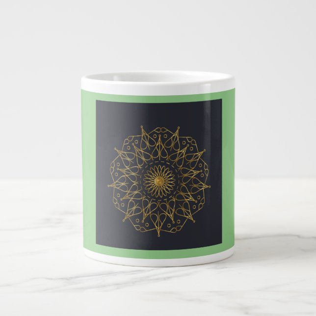 Original Sun-Themed Designs  Large Coffee Mug (Front)