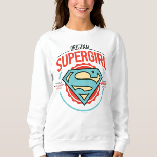 Original Supergirl Vintage Logo Badge Sweatshirt