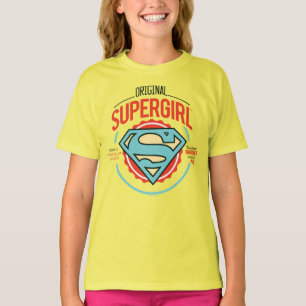 Original Supergirl Vintage Logo Badge T-Shirt