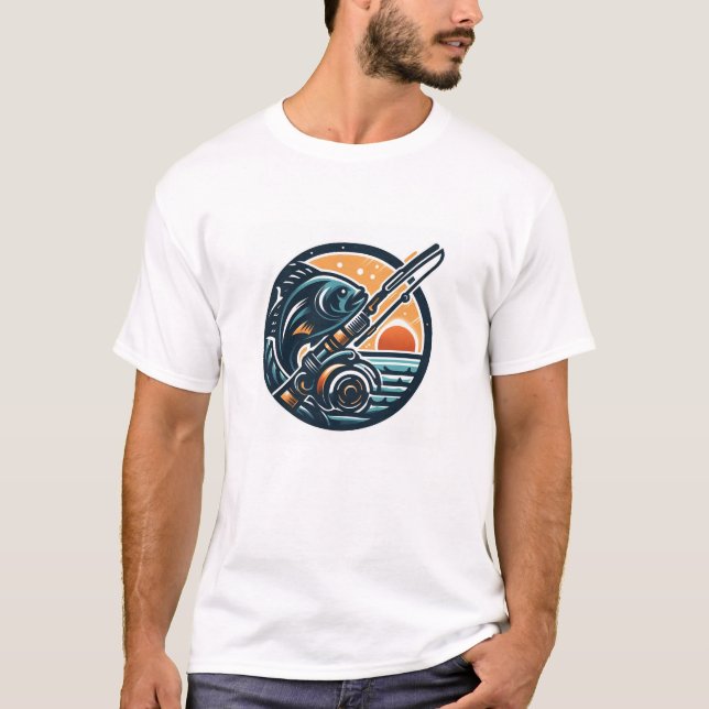 Original T-shirt (fish and harpoon) (Front)