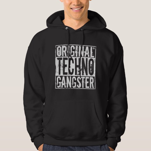 Original Techno Gangster - Mens Hoodie (Front)