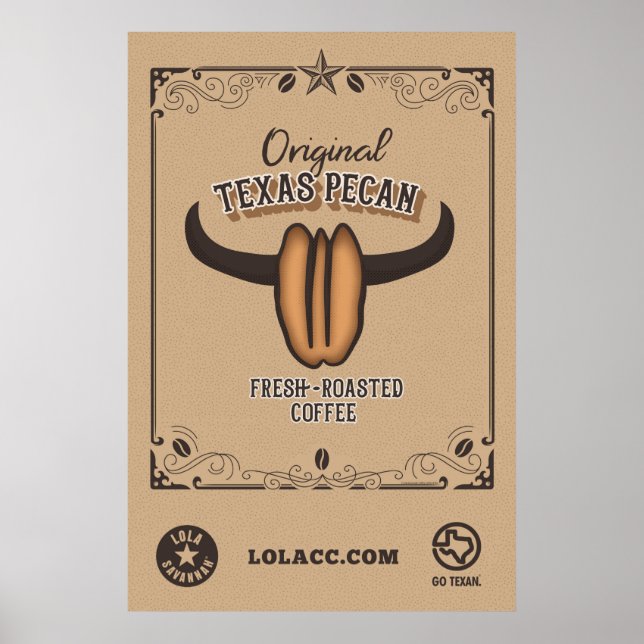 Original Texas Pecan Poster (Front)