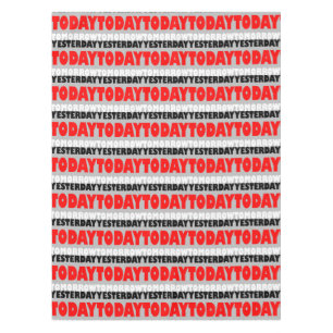 Original text design positive words phrase tablecloth