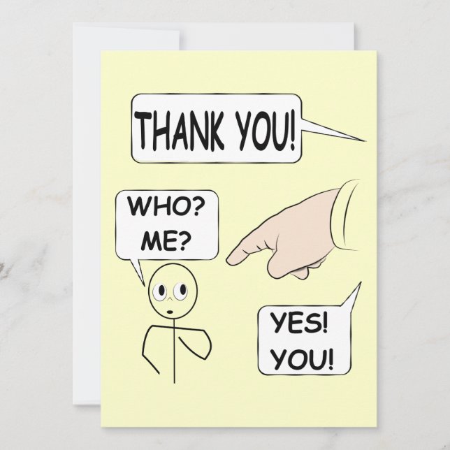 Original Thank You Invitation (Front)