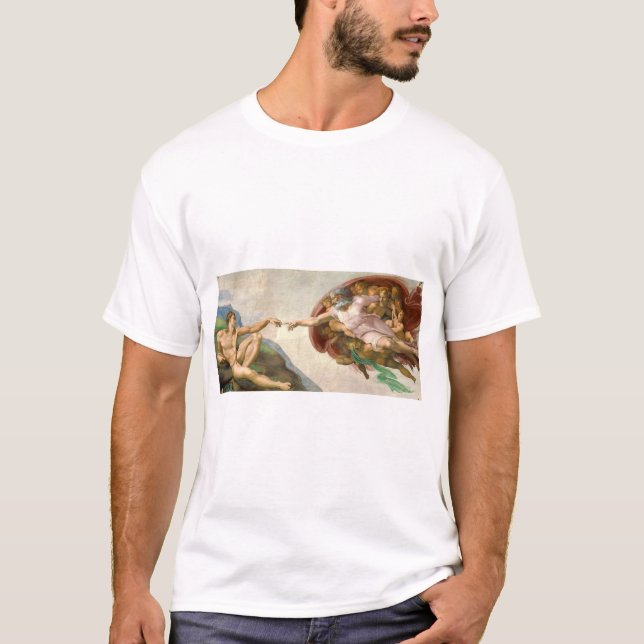 Original The Creation of Adam T-Shirt (Front)