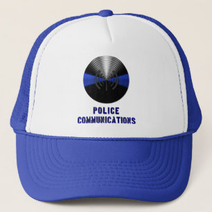 Original Thin Blue Line Divisional Symbol - 911 Trucker Hat
