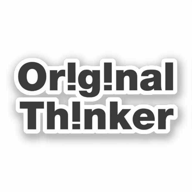 Original Thinker (Front)