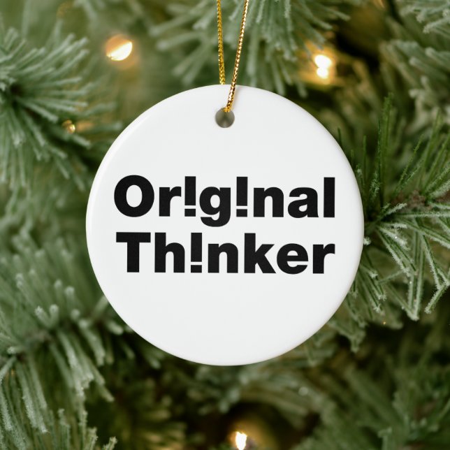 Original Thinker Ceramic Tree Decoration (Tree)