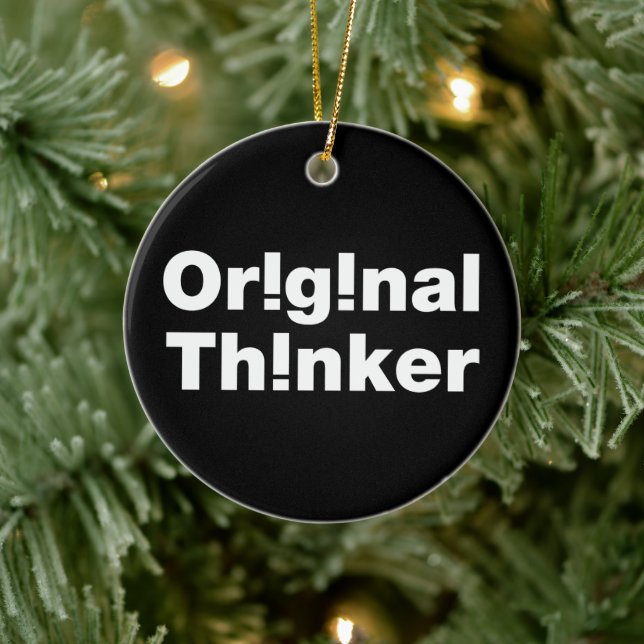 Original Thinker Ceramic Tree Decoration (Tree)