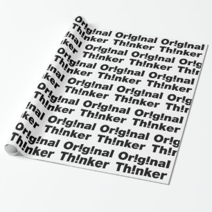 Original Thinker Wrapping Paper