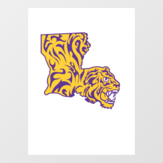 Original Tiger Boot In Colour Window Cling