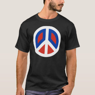Original tricolor isolated peace symbol T-Shirt