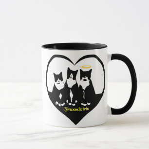 Original TuxedoTrio Heart Mug