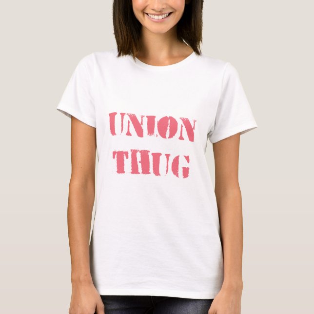 Original Union Thug Pink T-Shirt (Front)