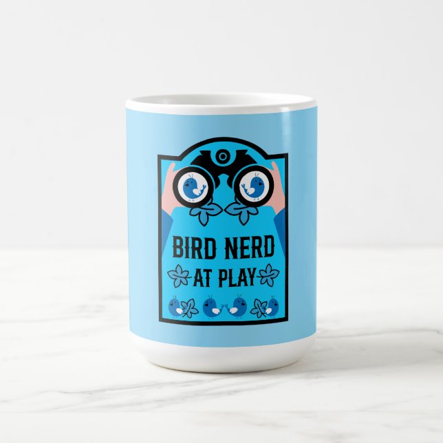 Original Unique Birdwatcher Coffee Mug (Center)