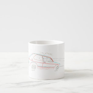Original VDubWear mk1 golf design 1 Espresso Cup