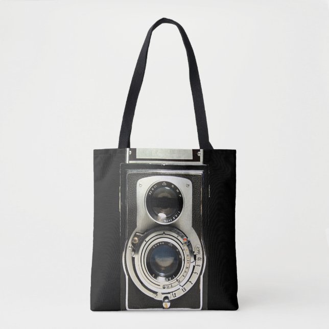 Original vintage camera tote bag (Front)