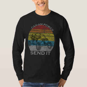 Original Vintage Can Am Send It Off Road Sxs T-Shirt