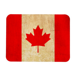 Original Vintage Patriotic National Flag of CANADA Magnet