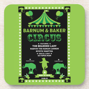 Original Vintages Inspired Circus Coaster