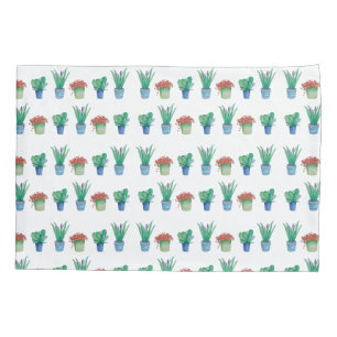 Original watercolor plant design Pillowcase