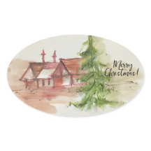 Original watercolor sketch 