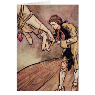 Original watercolour illustration for Gulliver's