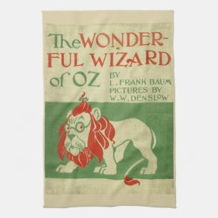 Original wizard of Oz Cover Tea Towel