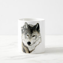 Original Wolf Art Mug
