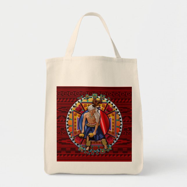 Original Yaqui Nation Deer Dancer Tote Bag (Front)