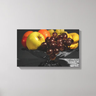 Originales Centro' de mesa para comedow con frutas Canvas Print