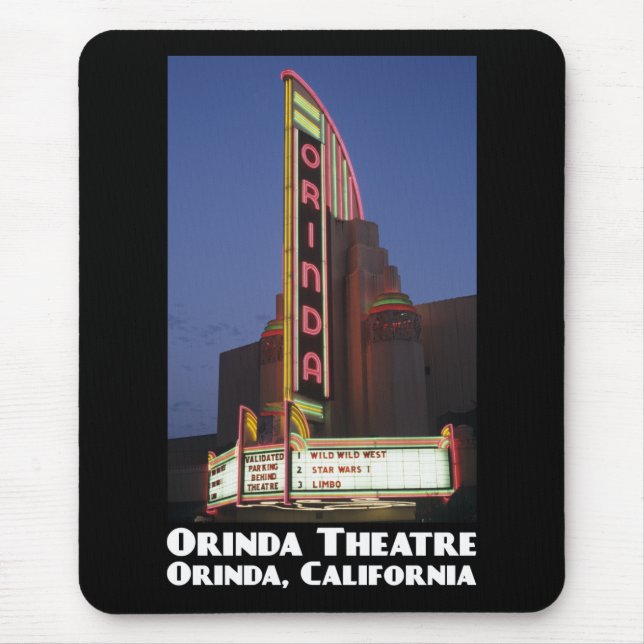 Orinda Theatre Mousepad (Front)