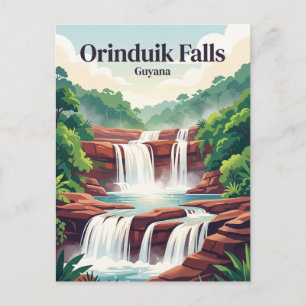 Orinduik Falls Guyana Postcard