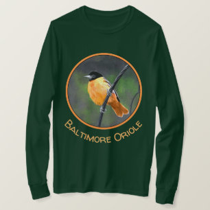 Oriole Painting - Original Bird Art T-Shirt