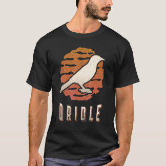 Oriole Vintage Retro Classic Animal Sunset T-Shirt