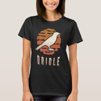 Oriole Vintage Retro Classic Animal Sunset T-Shirt